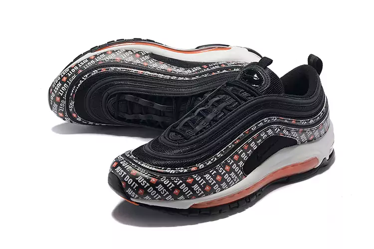 nike air max 97 boys undefeated log just do it black